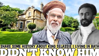 Ras Cos Tafari on the Emperor haile Selassie I living Fairfield House Bath Uk