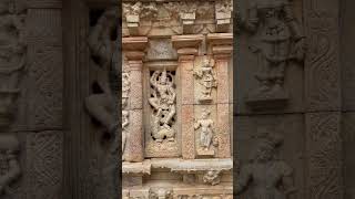 Carvings in the Bhoga Nandeeshwara temple at Nandi, Karnataka