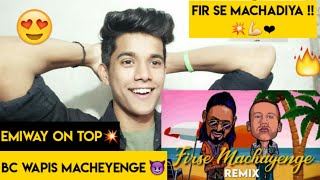 Emiway ft Macklemore Firse Machayenge Remix (Crazy) REACTION by a Emiway Fan | Faraz Khan Lifestyle