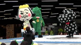 船橋 2015 プロレス一回戦八試合目 イーサキング＆ゴーヤキング（ｗ）他