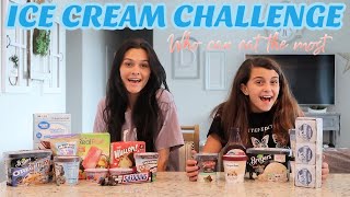 WHO CAN EAT THE MOST ICE CREAM EMMA OR ELLIE? EMMA AND ELLIE