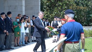 香港重光紀念日78周年 多國領事代表出席悼念儀式