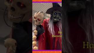 LOWE’S Halloween 2023 - New Creepy Scary Wicked Witch Skull Spooky Decor Animatronic Prop #halloween