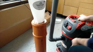 Using a D.I.Y cyclone separator with a Starmix shop vac