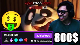 Ded le dona 65k BITS (800$) a Daarick 🤑