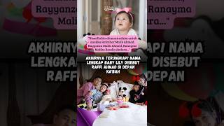 Terungkap! Nama Lengkap Baby Lily Disebut di Depan Ka'bah #raffiahmad #nagitaslavina #babylily