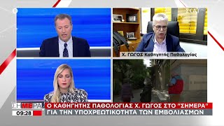 Ο Καθηγητής Παθολογίας Χ. Γώγος για την υποχρεωτικότητα των εμβολιασμών | Σήμερα | 09/06/2021