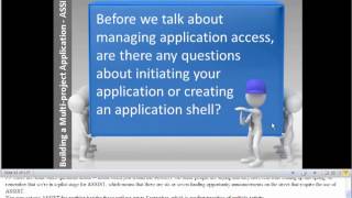 Initial Look at the Electronic Submission Process for Multi Project Applications