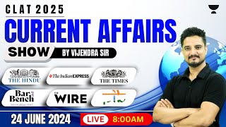 24 June The Hindu Analysis | The Hindu Newspaper Today | Current Affairs With Vijendra Sir #clat2025
