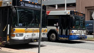 Honolulu TheBus Route 52- Wahiawa- Haleiwa Bus #660 and NOT IN SERVICE Bus #541