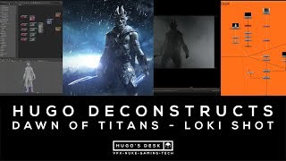 How to make a CG shot in Nuke and Redshift - Dawn of Titans Loki Production Deconstruct