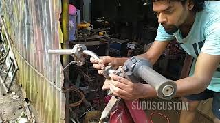 m80 custom gear selector ||m80ക്  പള്സറിന്റെ ഹാൻഡിൽ വെച്ചാലോ ||m80 modifications