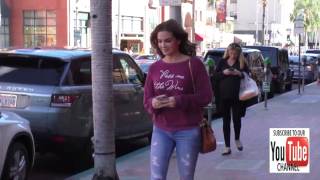 Jillian Murray talks about what she wants for Christmas while shopping in Beverly Hills