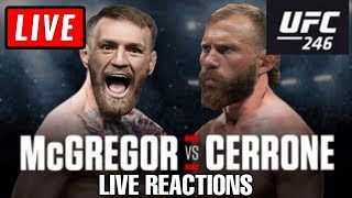 🔴 UFC 246 LIVE STREAM WATCH ALONG - Conor McGregor vs Donald Cerrone - Live Reactions