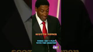 MY IDOL SCOTTIE PIPPEN OF CHICAGO BULL SPEECH (HALL OF FAME)NBA!