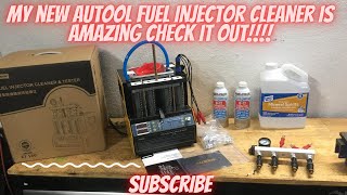 Cleaning/Flow testing injectors with my AUTOOL CT-160 Injector cleaner!