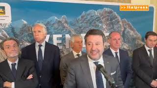 Milano Cortina, Salvini - Corriamo per realizzare i cantieri