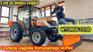 🔴 Na żywo ze sklepu części 👉 Licytujemy komunalny ciągnik Aupax od 1 zł? 👉 Black Friday