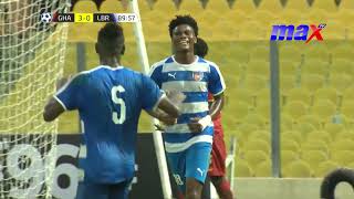 Divine Teah's emotional reaction after scoring against Ghana