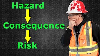 Hazard, risk and consequence defined explaining the difference