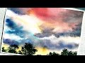 Sky & Clouds Watercolor Demonstration