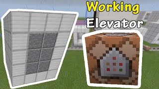 Working Elevator in MCPE with Command Blocks!!! ( Link Updated )