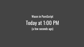 Wasm in PureScript (9)