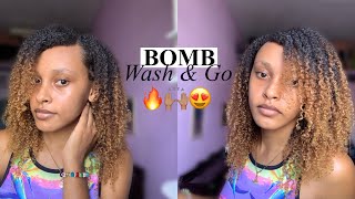 BOMB Wash and GO Combo for type 4 natural hair | Moisturized and Defined!