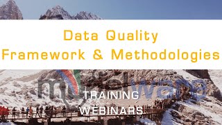 Data Quality Framework & Methodologies for Data Citizens