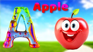 ABC Phonics Songs  / ABC lyrics songs / kids learning | A for Apple !