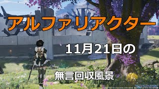 PSO2NGS　11月21日のアルファリアクター　回収風景