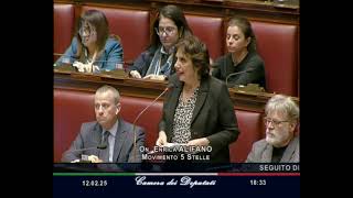 Enrica Alifano   M5S Camera   Dichiarazione di voto in Aula 12/02/2025