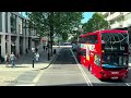 london bus ride upper deck pov on bus route 274 from lancaster gate to angel islington 🚌