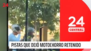 Las pistas que dejó el motochorro retenido por un cliente en Vitacura | 24 Horas TVN Chile