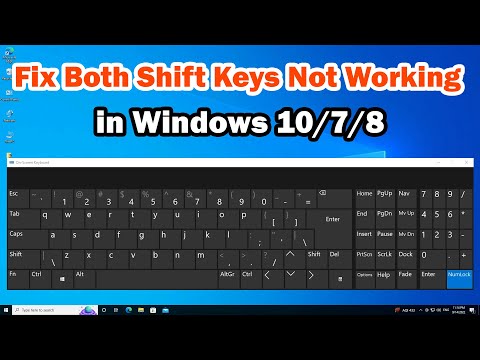 Как исправить неработающие обе клавиши Shift. Не работают клавиши Shift в Windows 10/7/8