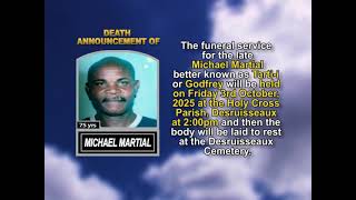 Michael Martial ~ Short Obituary