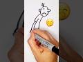 Watch Me Draw Greg from Diary of a Wimpy Kid in Reverse ✏️🔁 | #Shorts #artforkids