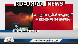 പെരുമ്പാവൂരിൽ തീപിടിത്തം; പ്ലൈവുഡ് കമ്പനിയിലെ മാലിന്യ കൂമ്പാരത്തിലാണ് തീ പടർന്നത്