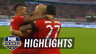 Robben gives Bayern 1-0 lead - 2015 DFL-Supercup Highlights