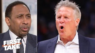 Stephen A. ‘hurt’ to admit Brett Brown is the problem with the 76ers | First Tak