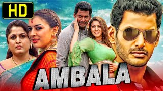 Ambala (HD) - Vishal Blockbuster Hindi Dubbed Movie | Hansika Motwani, Ramya Kri