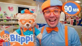 Blippi's Build-A-Bear Bonanza! 🧸 | Educational Kids Videos | Fun Compilations