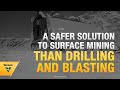 Surface mining without drilling or blasting