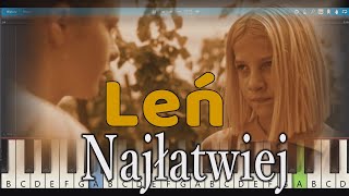 Leń-Kleks-Wynalazek Filipa Golarza-pianino-piano-cover-keyboard-tutorial-nuty--chords-karaoke-napisy