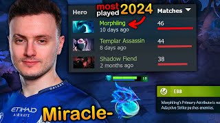 This is Miracle's MOST played HERO in 2024..