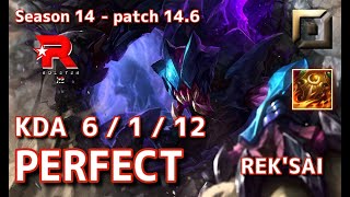 【KRサーバー/C1】KT PerfecT レクサイ(Rek’sai) VS エイトロックス(Aatrox) TOP - Patch14.6 KR Ranked【LoL】