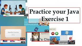 Practice your Java Exercise 1