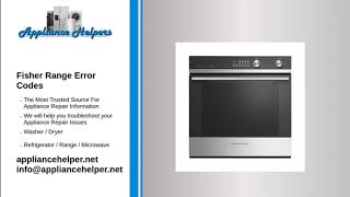 Fisher Range Error Codes