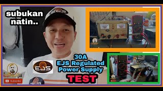 TEST | EJS 30A Regulated Power Supply 13.8V | Using Base Radio and Digital Multimeter | DIY