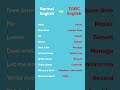 normal english vs toeic english 2